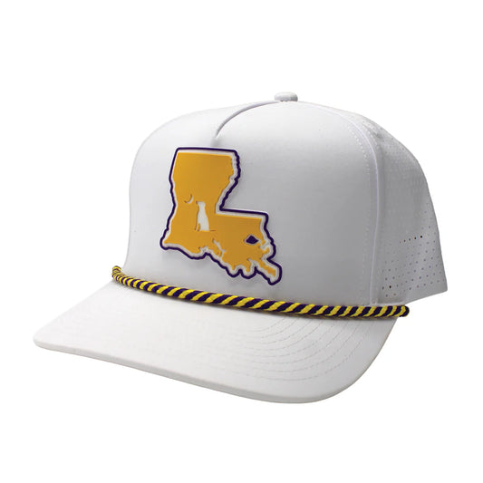 Collegiate Patch Perforated Rope Hat