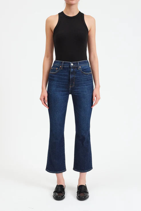 Shy Girl High Rise Crop Flare