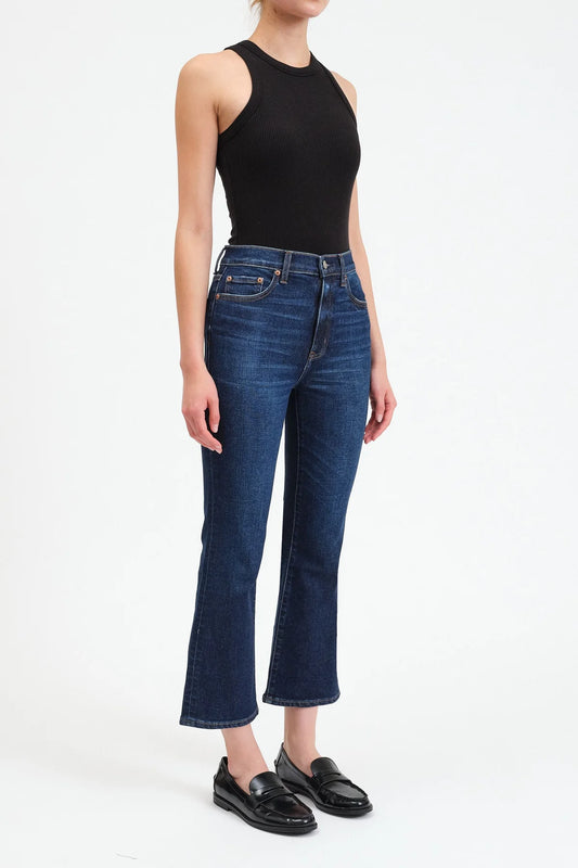 Daze Shy Girl Cropped Flare Jean
