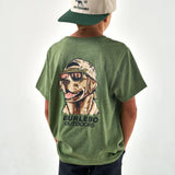 Mallard Camo Dog Youth Tee