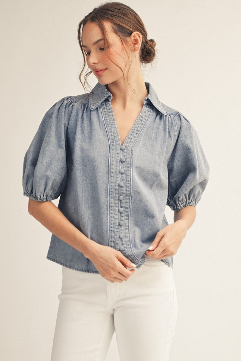 The Denim Top