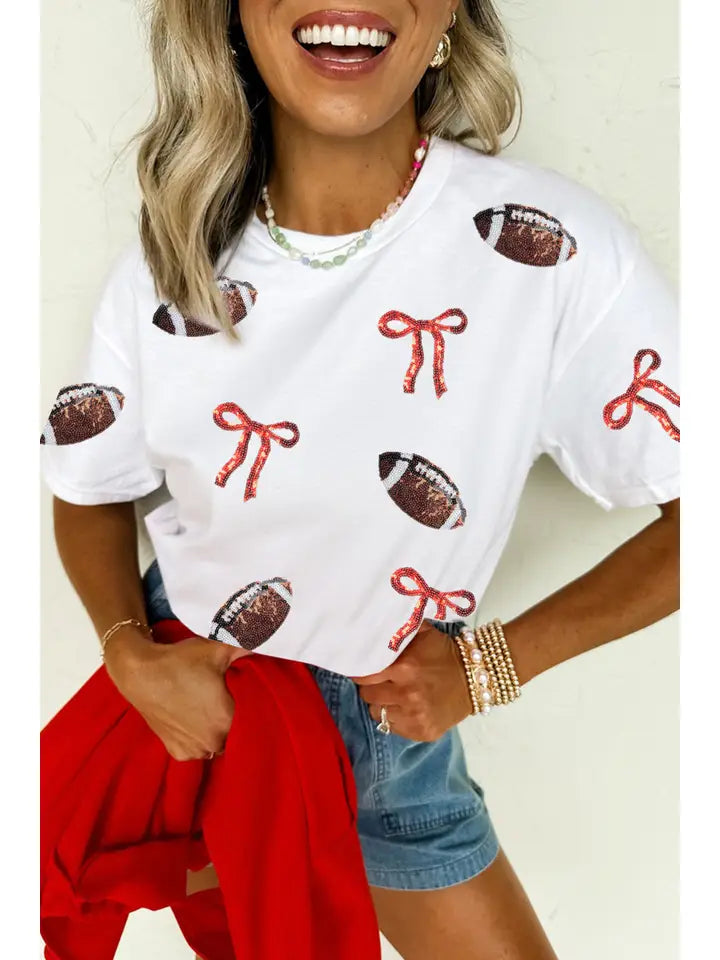 Game Day Sequin Tee