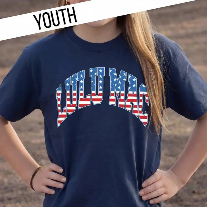 Lulu Mac Stars & Stripes Youth Tee