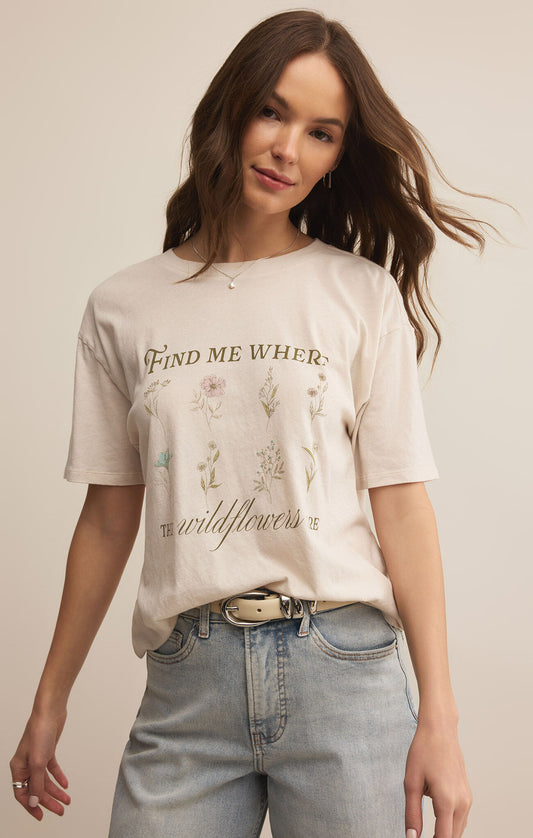 Boyfriend Wildflowers Tee