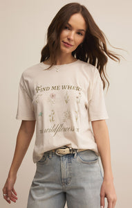 Boyfriend Wildflowers Tee