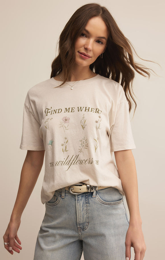 Boyfriend Wildflowers Tee