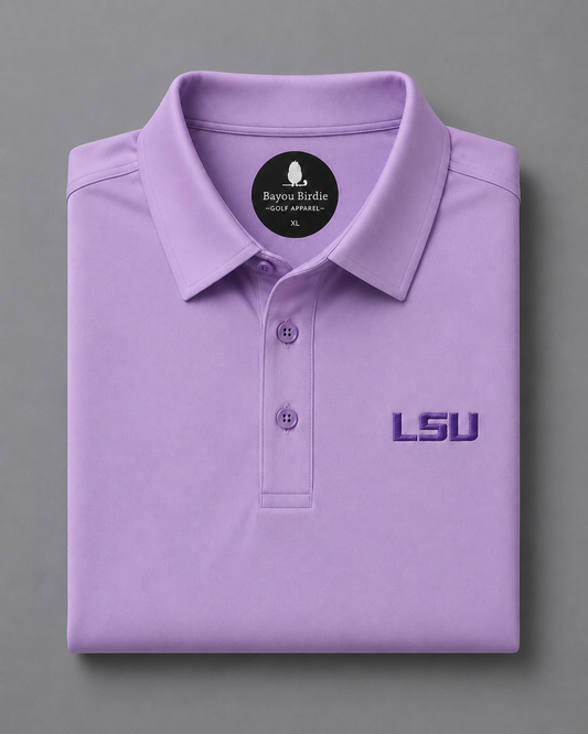 LSU Lavender Polo
