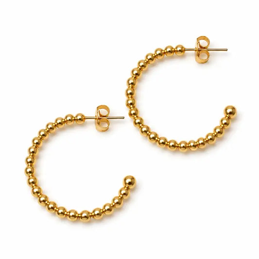 Lulu Mac Gold Hoop Earrings