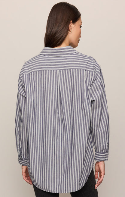 The Gallery Striped Button Up