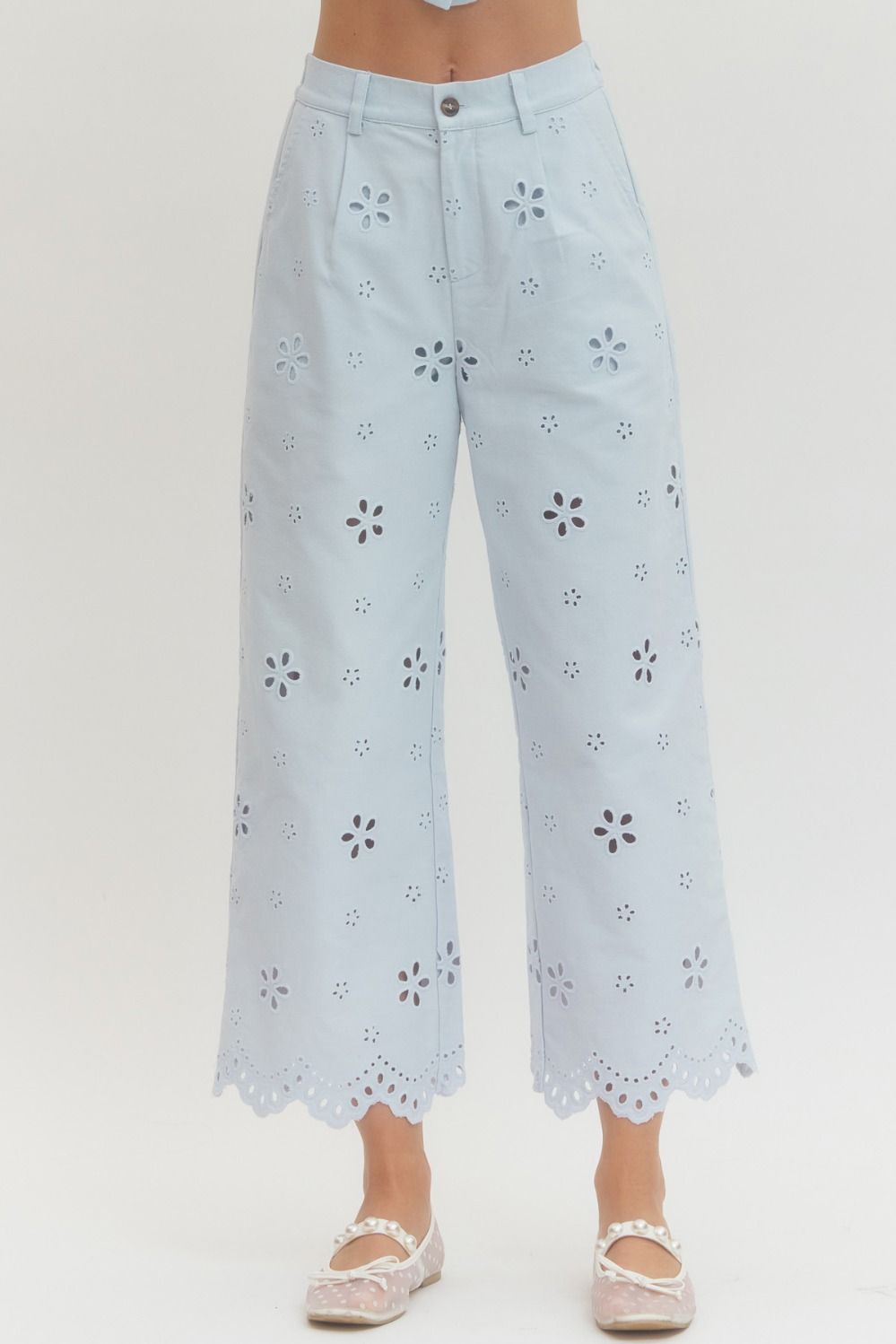 The Eyelet Pant