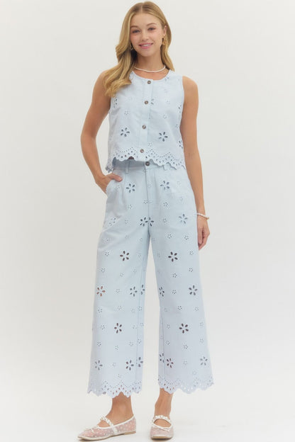 The Eyelet Pant