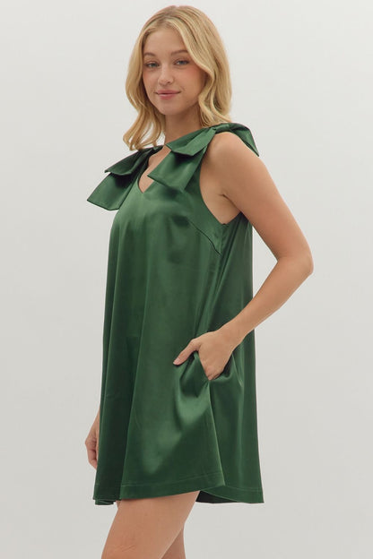 The Silky Holiday Dress