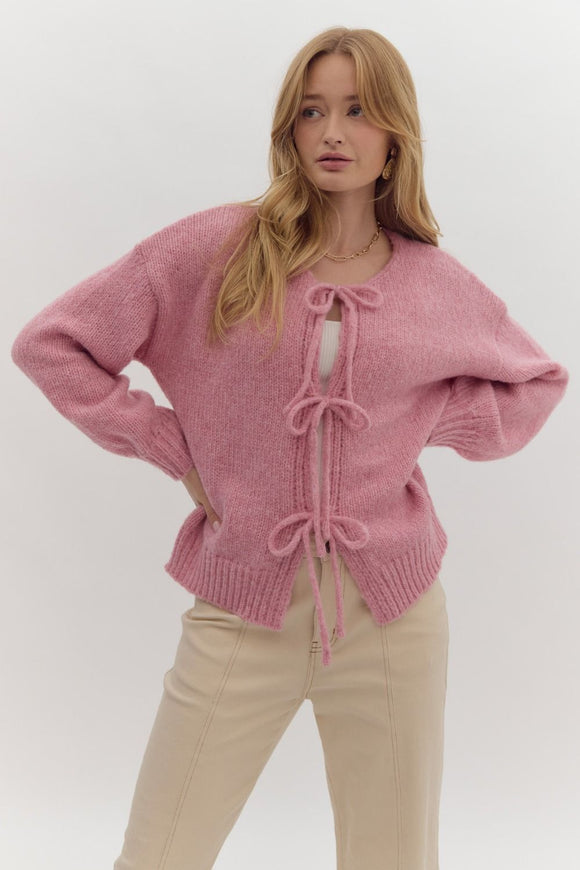 The Pink Bow Sweater