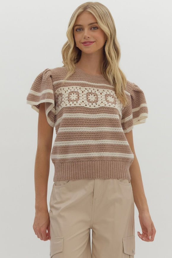 The Flutter Sweater Top