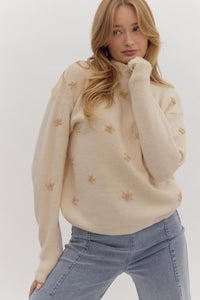 The Floral Turtle Sweater