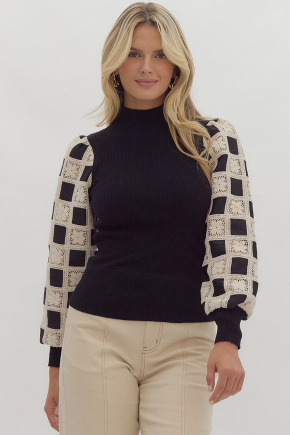 The Checker Flower Top