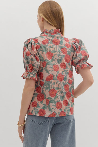 The Vintage Rose Blouse