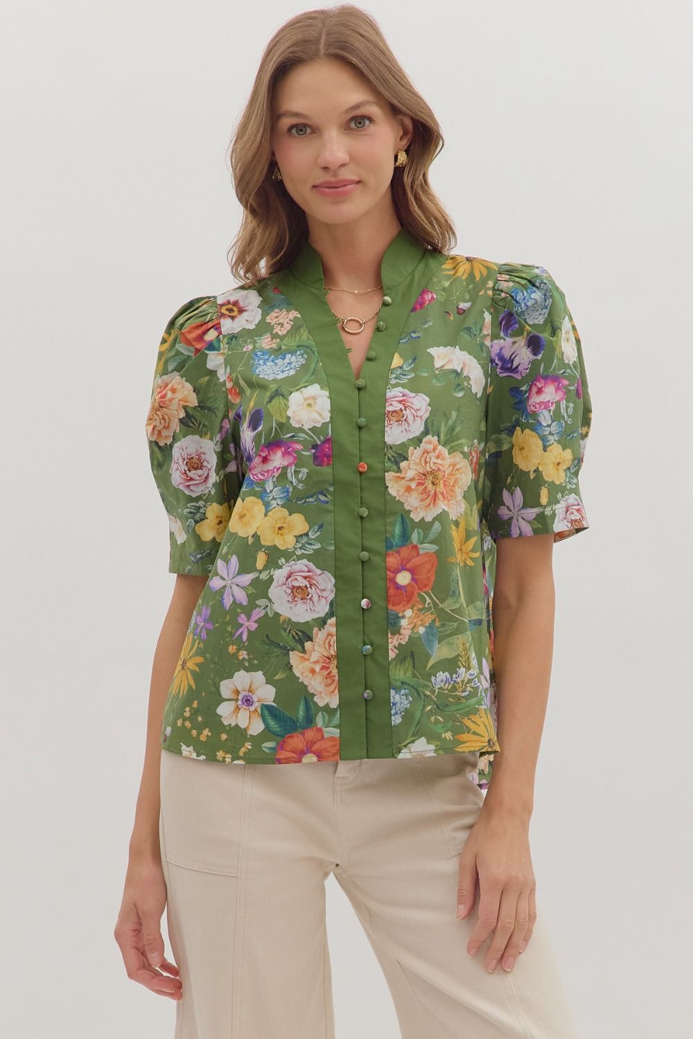 The Winter Floral Top