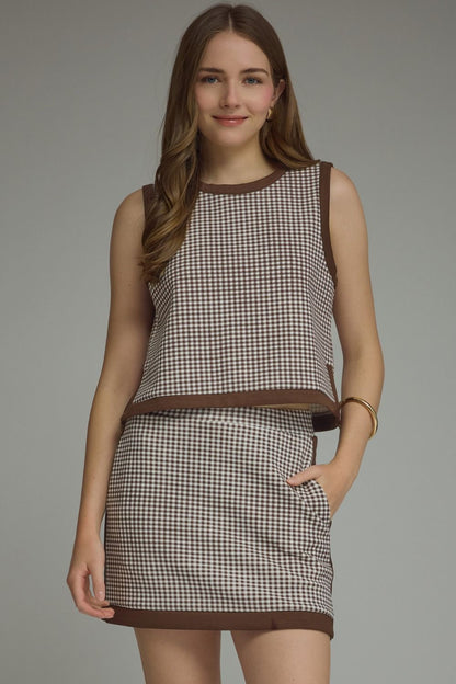 The Plaid Skort