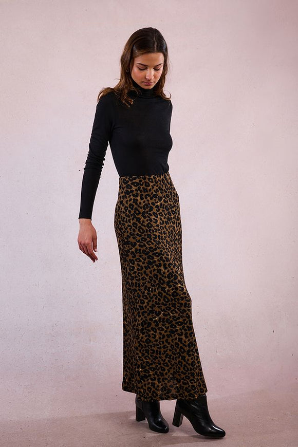 Animal Print Skirt