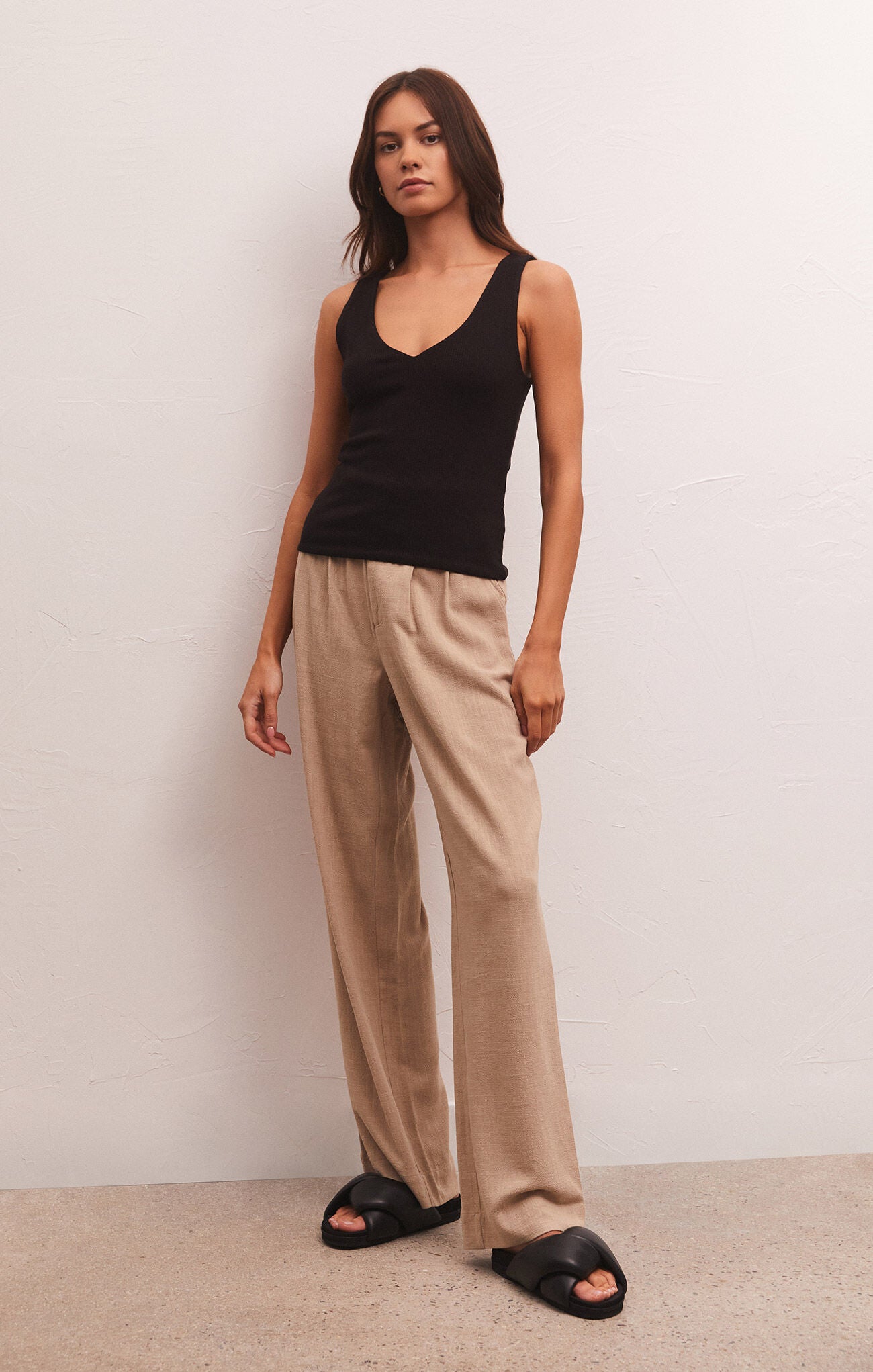 Avala V-Neck Rip Top