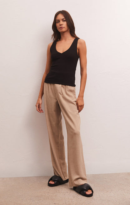 Avala V-Neck Rip Top