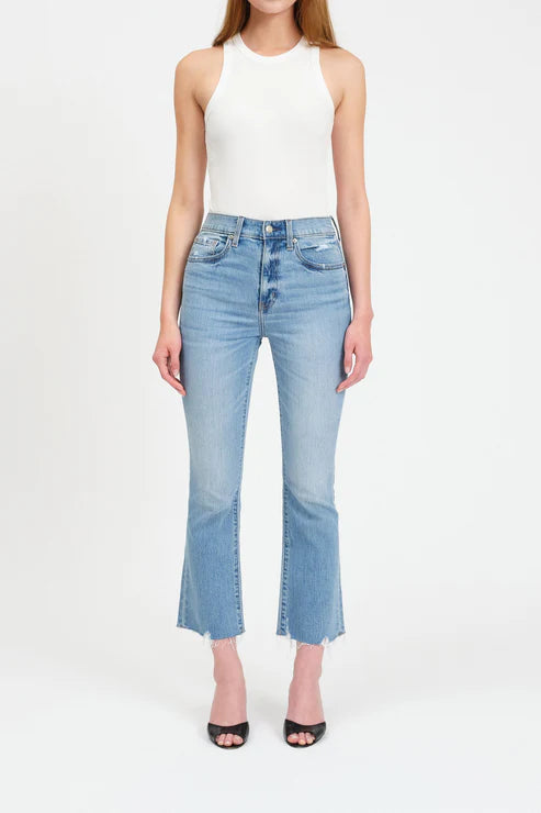 Shy Girl High Rise Crop Flare