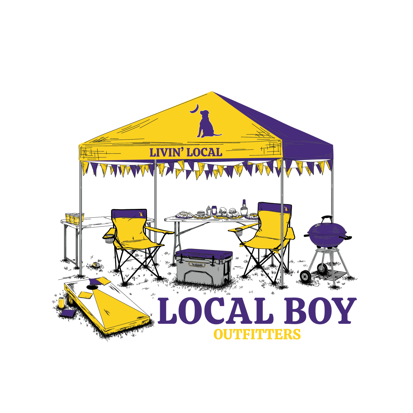 Tailgate Scene SS Tee