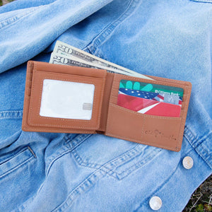 Leather Bi-Fold Wallet