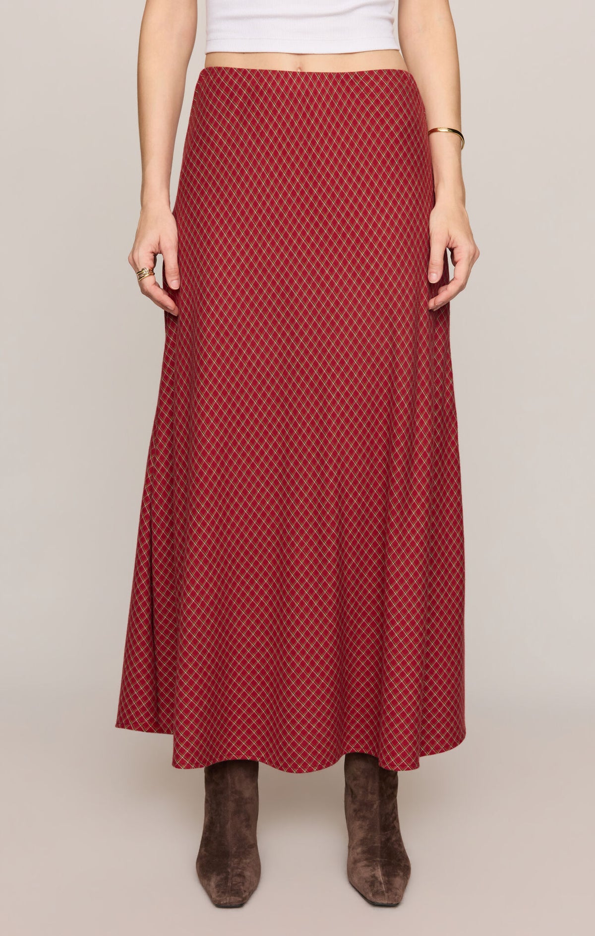 Crestview Plaid Skirt