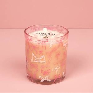 Sweet Grace Pink Bow Candle