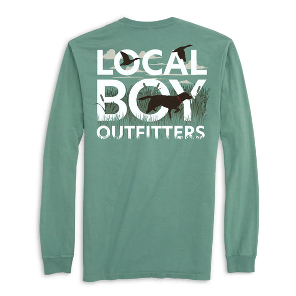 Local Boy Text and Tail L/S T-Shirt