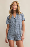 Maddie Gingham Short