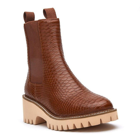 Chase Cognac Snake Boot