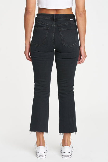 Shy Girl High Rise Crop Flare Jeans